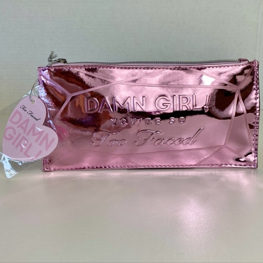Too Faced Damn Girl You're so Too Faced Makeup bag